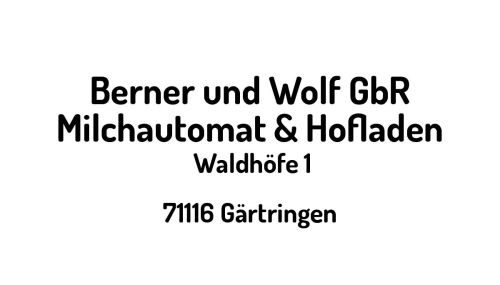 Berner-Wolf GbR